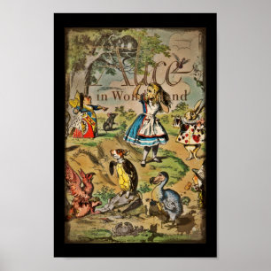 Beunruhigte Alice und Freund-Abdeckung Poster