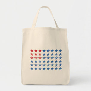 Beunruhigte amerikanische Flagge Tragetasche