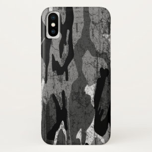 Beunruhigte arktische Camouflage iPhone X Hülle