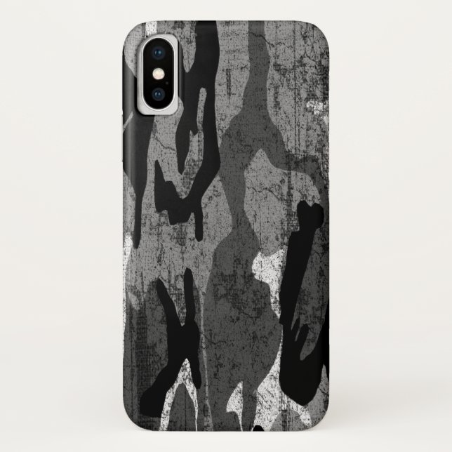 Beunruhigte arktische Camouflage Case-Mate iPhone Hülle (Rückseite)