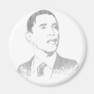 Beunruhigte Barack Obama Magneten Magnet