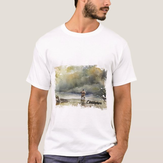 Beunruhigte Fischerei T-Shirt (Vorderseite)