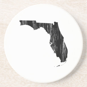 Beunruhigte Florida-Staats-Kontur Getränkeuntersetzer