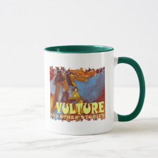 Beunruhigte Grenze 2 versah Wecker-Tasse mit Tasse