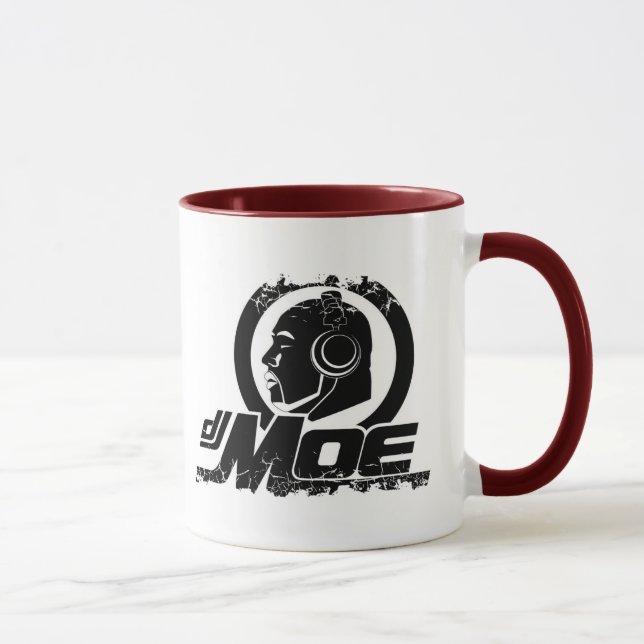 Beunruhigte Grenze - 2 versahen Wecker-Tasse mit Tasse (Rechts)