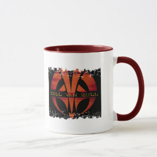 Beunruhigte Grenze - 2 versahen Wecker-Tasse mit Tasse