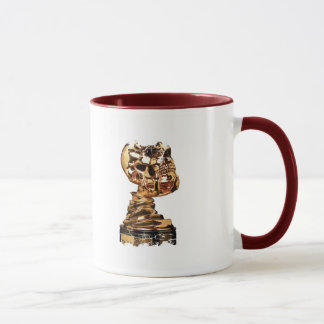 Beunruhigte Grenze - 2 versahen Wecker-Tasse mit Tasse