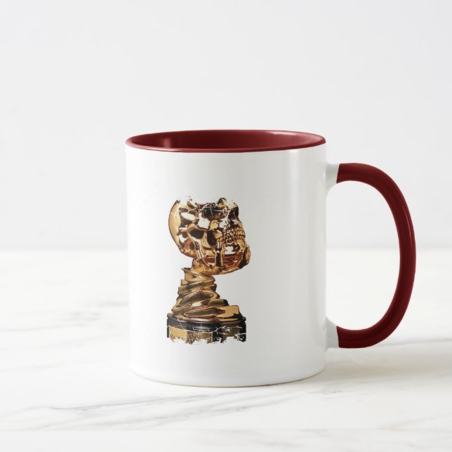 Beunruhigte Grenze - 2 versahen Wecker-Tasse mit Tasse (Rechts)