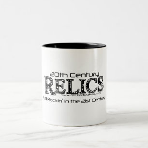 Beunruhigte Grenze - 2 versahen Wecker-Tasse mit Zweifarbige Tasse