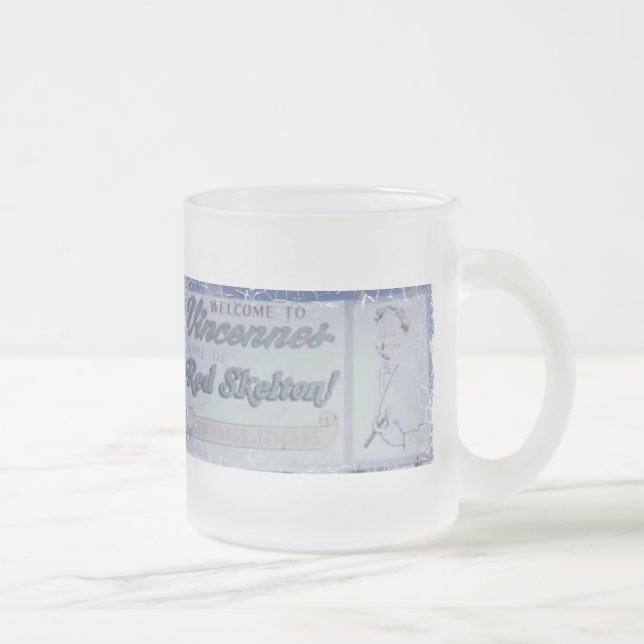 Beunruhigte Grenze Stein - besonders angefertigt Mattglastasse (Rechts)