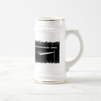 Beunruhigte Grenze Stein Bierglas