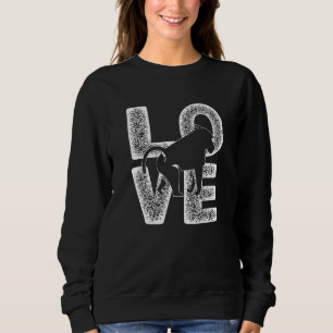 Beunruhigte ich Liebe Baboon Idee für Primate Sweatshirt