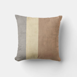 beunruhigte Kissen-Shabby Chic-Artstreifen Kissen
