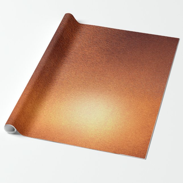 Beunruhigte kupferne metallische Beschaffenheit 21 Geschenkpapier (Ungerollt)