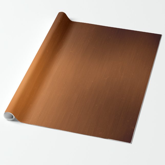 Beunruhigte kupferne metallische Beschaffenheit 24 Geschenkpapier (Ungerollt)