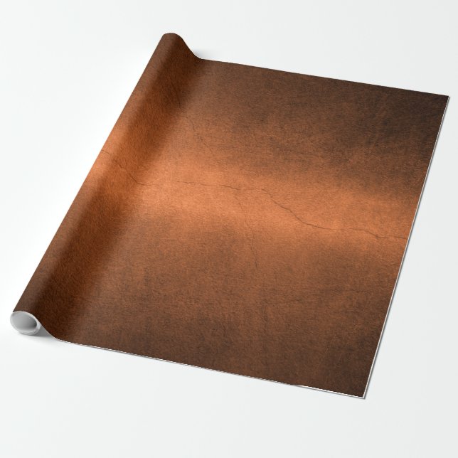Beunruhigte kupferne metallische Beschaffenheit 2 Geschenkpapier (Ungerollt)