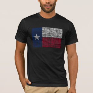 Beunruhigte Texas-Flagge T-Shirt