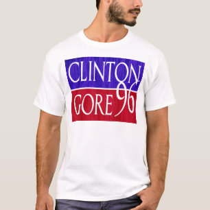 Beunruhigter Entwurf Clintons Gore 96 T-Shirt