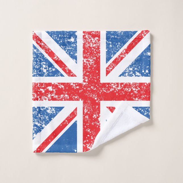 Beunruhigter Gewerkschafts-Jack/Flagge Waschlappen (Waschlappen)