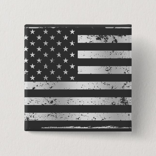 Beunruhigter Knopf der Flagge-II Button (Vorderseite)