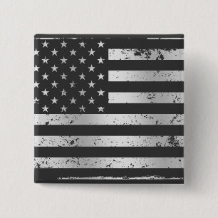 Beunruhigter Knopf der Flagge-II Button
