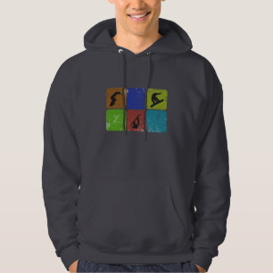 Beunruhigter Snowboarding Hoodie
