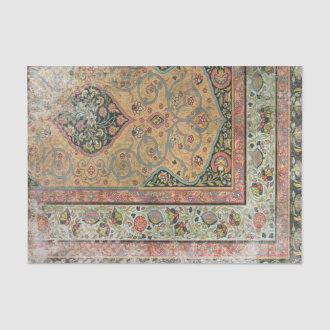 Beunruhigtes Platten-Seidenpapier Seidenpapier (Vorderseite)
