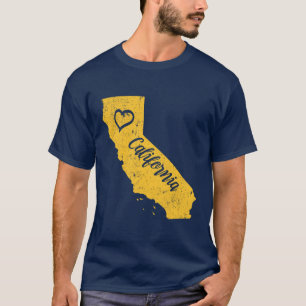 Beunruhigtes Vintages T-Shirt Staat Kaliforniens