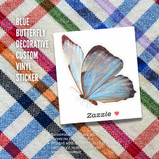 Beurre bleu Sticker décoratif en vinyle personnali