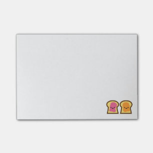 Beurre d'arachide et Jelly Toast Friends Post-it N