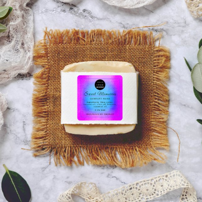 Beurre de logo Étiquette de produit de savon cosmé (Créateur téléchargé)