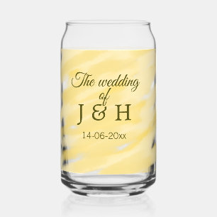 Beurre jaune pastel le mariage du nom de couple le