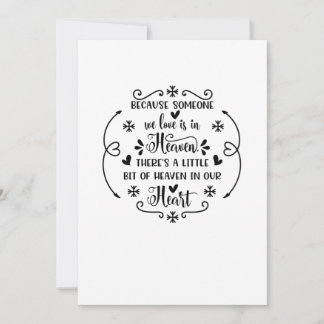 Beursache someone we love is in heaven, there a li save the date