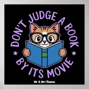 Beurteile ein Buch nicht nach seinem Film, das Buc Poster
