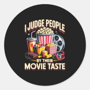 Beurteile Leute Film Kinofilm Essen Nacht Snack Po Runder Aufkleber