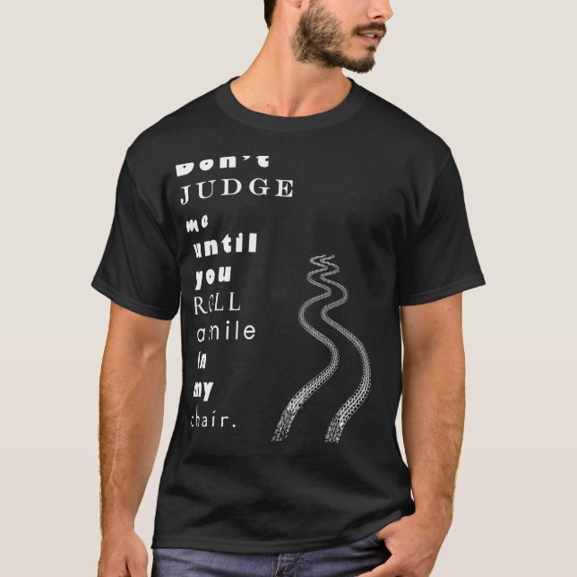 Beurteile mich nicht mit einem Bewusstsein für Beh T-Shirt (Vorderseite)