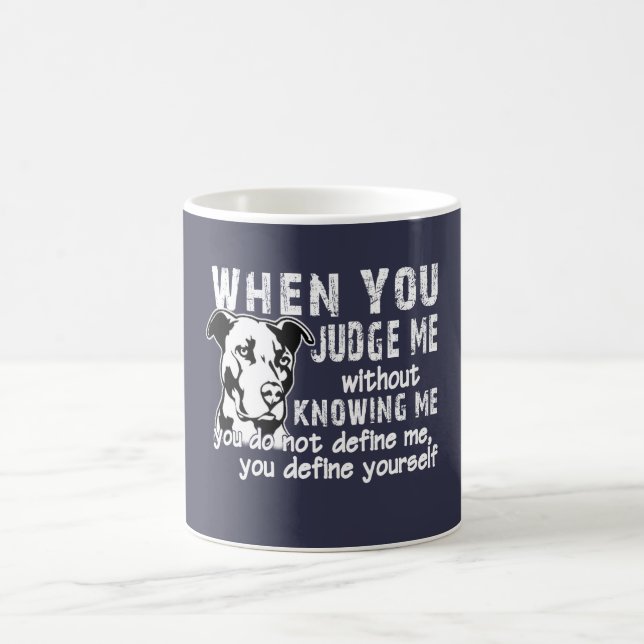 Beurteilen Sie mich nicht Kaffeetasse (Mittel)