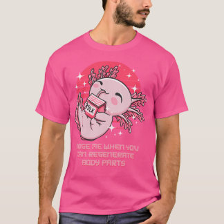 Beurteilen Sie mich, wenn Ihr Körper Axolotl Funny T-Shirt
