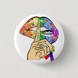 Beurteilen Sie nicht, was Sie nicht verstehen, was Button
