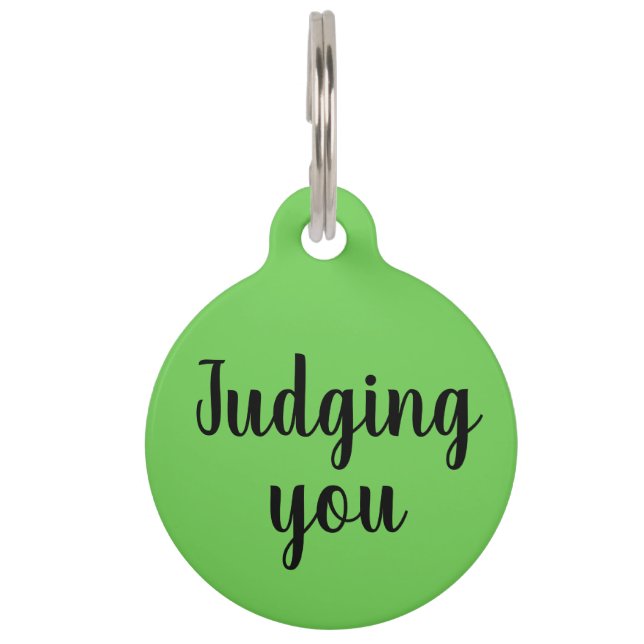 Beurteilung Haustiermarke (Vorderseite)