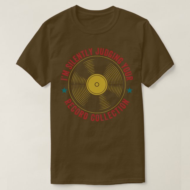 Beurteilung Ihrer Aufnahme Sammlung Funny Vinyl Lo T-Shirt (Design vorne)