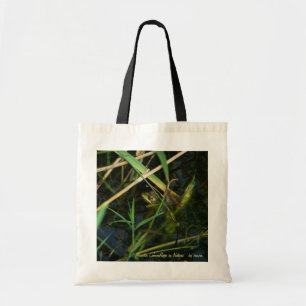 Beutel (Budget-Tasche) mit grünem Frosch Tragetasche