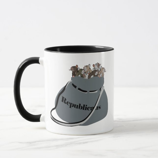 Beutel der republikanischen Ratten Tasse (Links)
