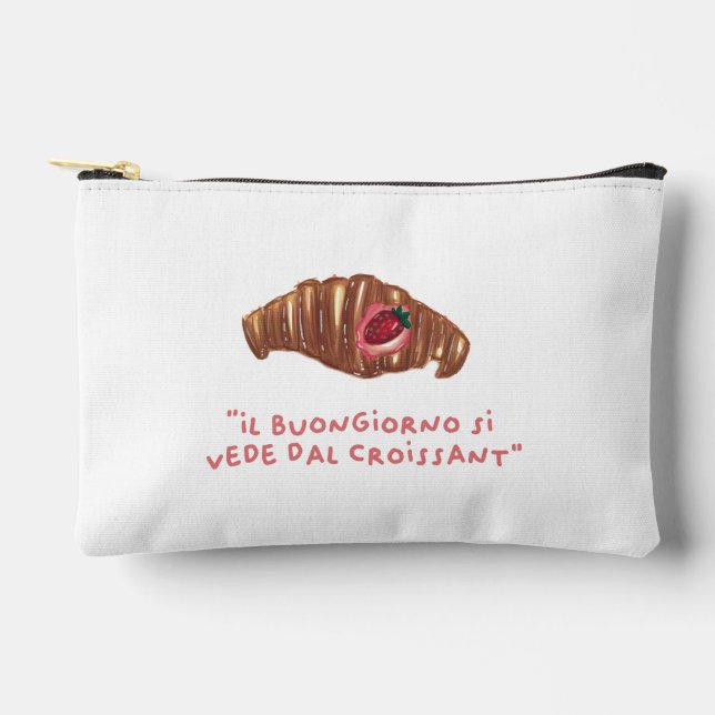 Beutel - il buongiorno si vede dal croissant (Vorderseite)