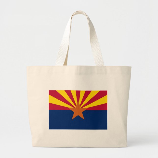 Beutel mit der Flagge von Arizona Staat - USA Jumbo Stoffbeutel (Vorne)