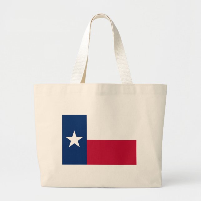 Beutel mit der Flagge von Texas Staat - USA Jumbo Stoffbeutel (Vorne)