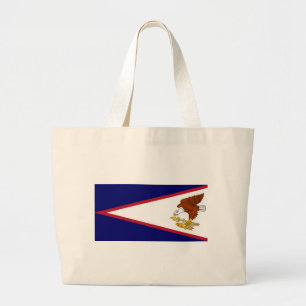 Beutel mit Fahne Amerikanisch-Samoa-USA Jumbo Stoffbeutel