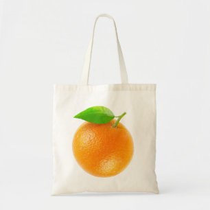 Beutel mit orangefarbenen Früchten Tragetasche