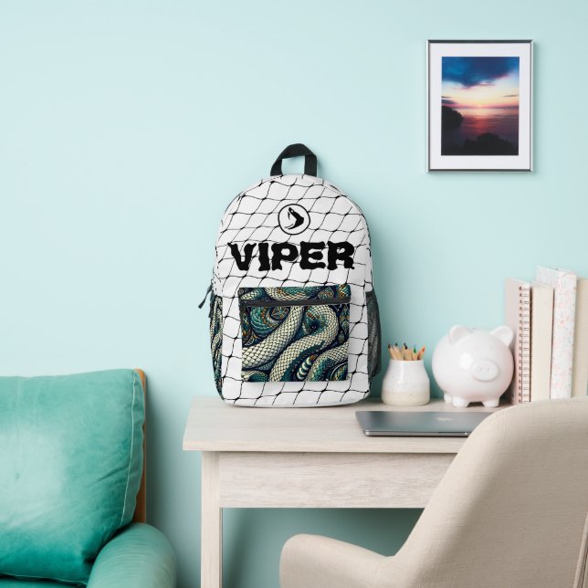Beutel mit Schlangenmuster Bedruckter Rucksack (InSitu)