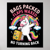 Beutel verpackte Flaps Waxed Funny Travel Funny Gi